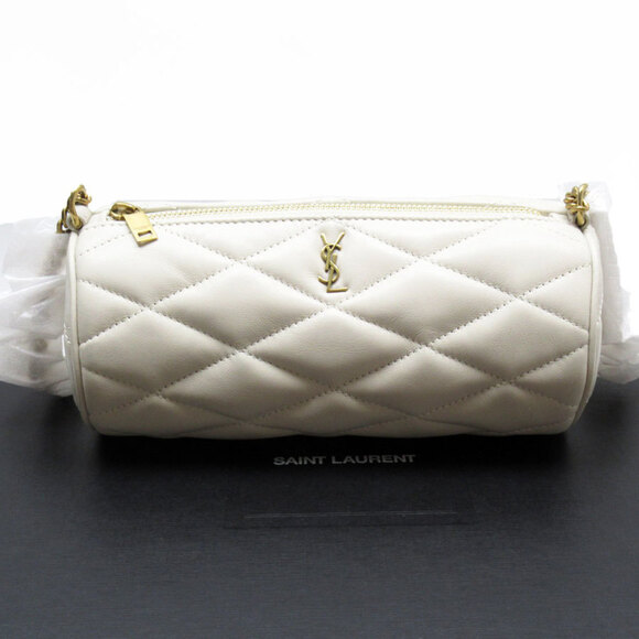 SAINT LAURENT Ivory Leather Bag - Picture 1 of 5